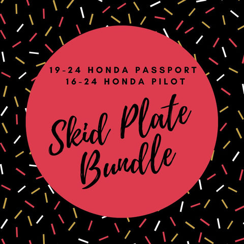 19-24 Honda Passport | 16-22 Honda Pilot Skid Plate Bundle