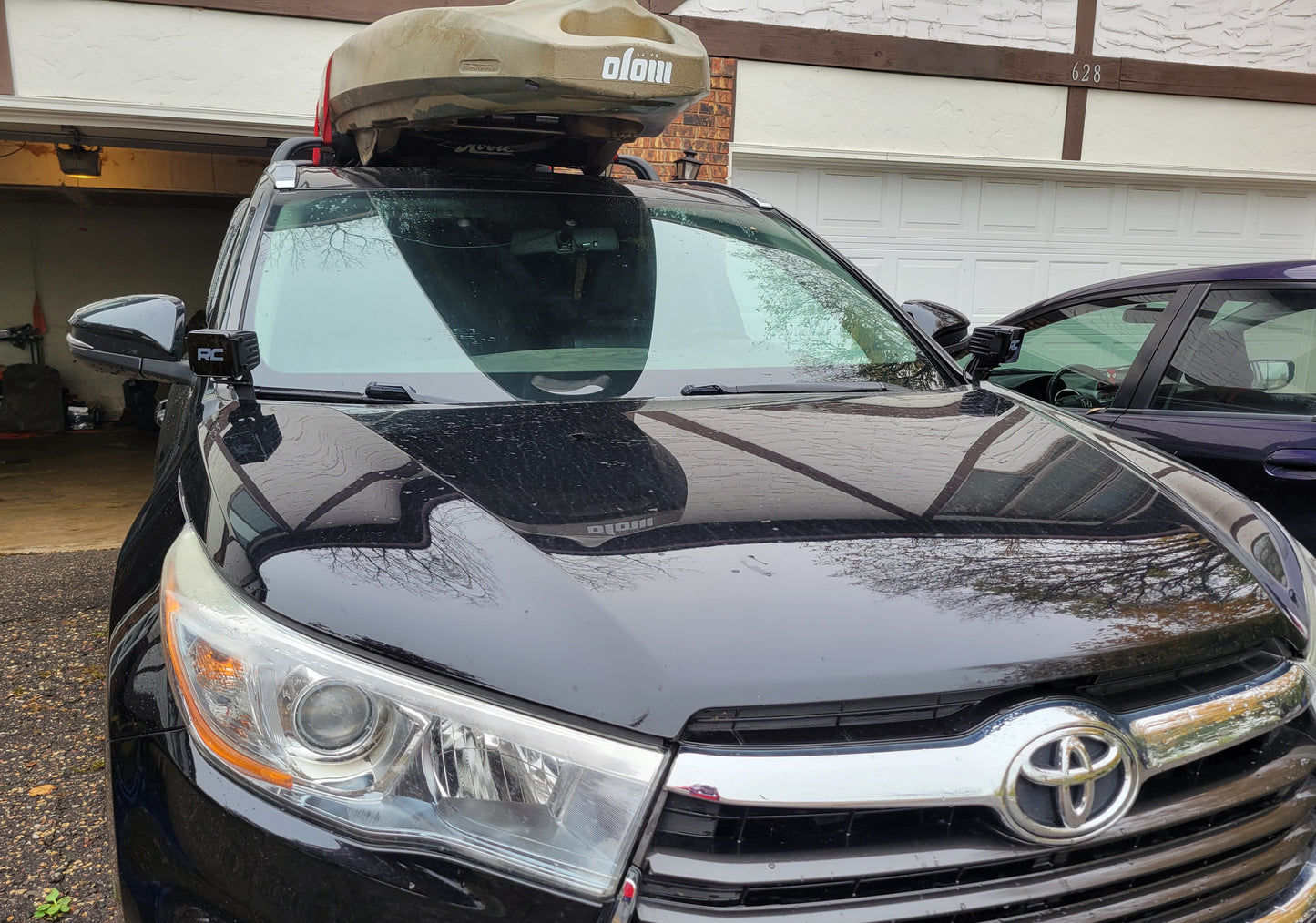 Toyota Highlander Ditch Light Brackets / 2014-2019 /