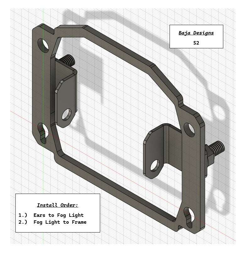 Modular Fog Light Bracket Kit