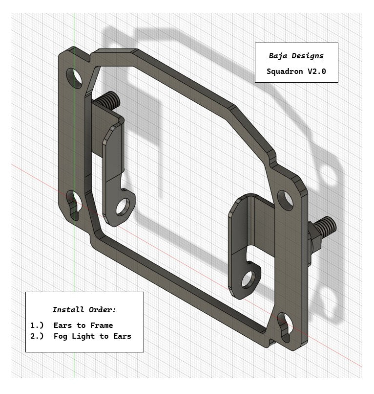 Modular Fog Light Bracket Kit