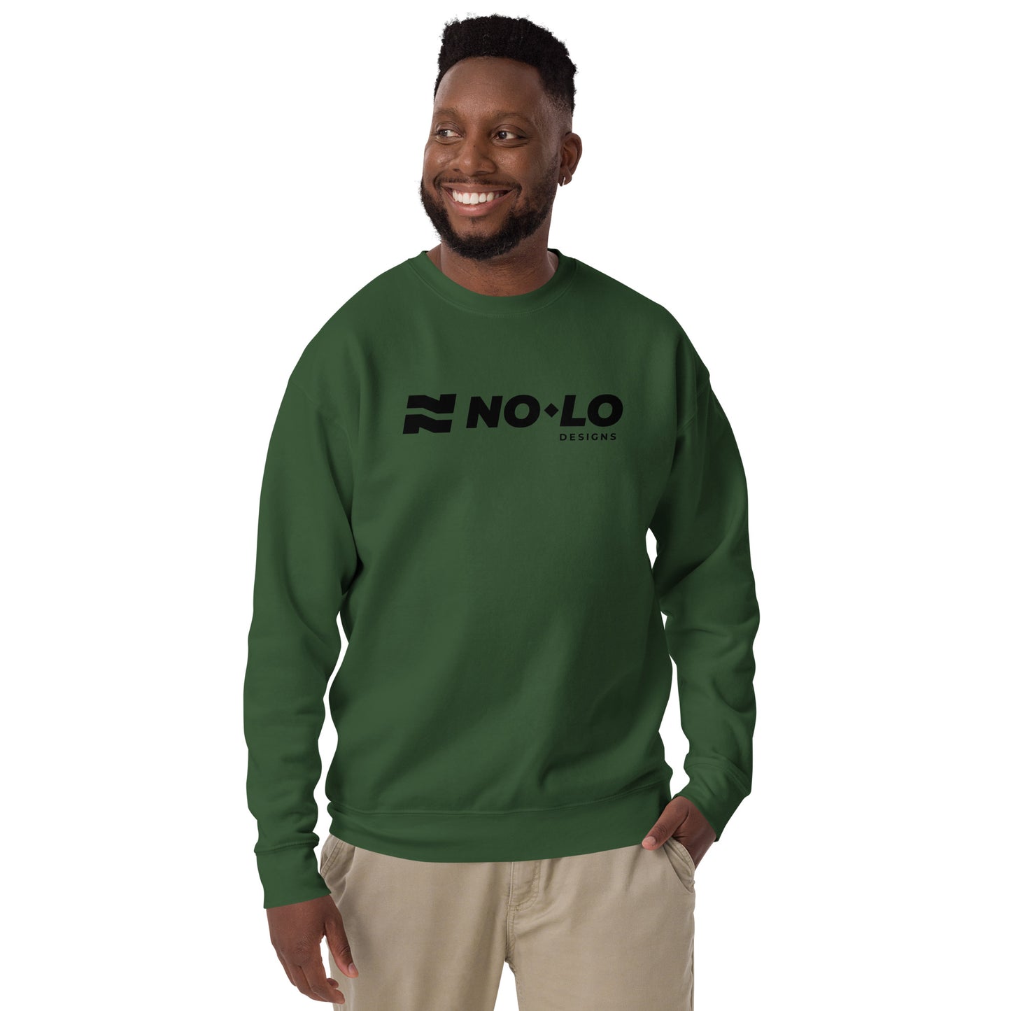 No-Lo Logo Unisex Premium Sweatshirt