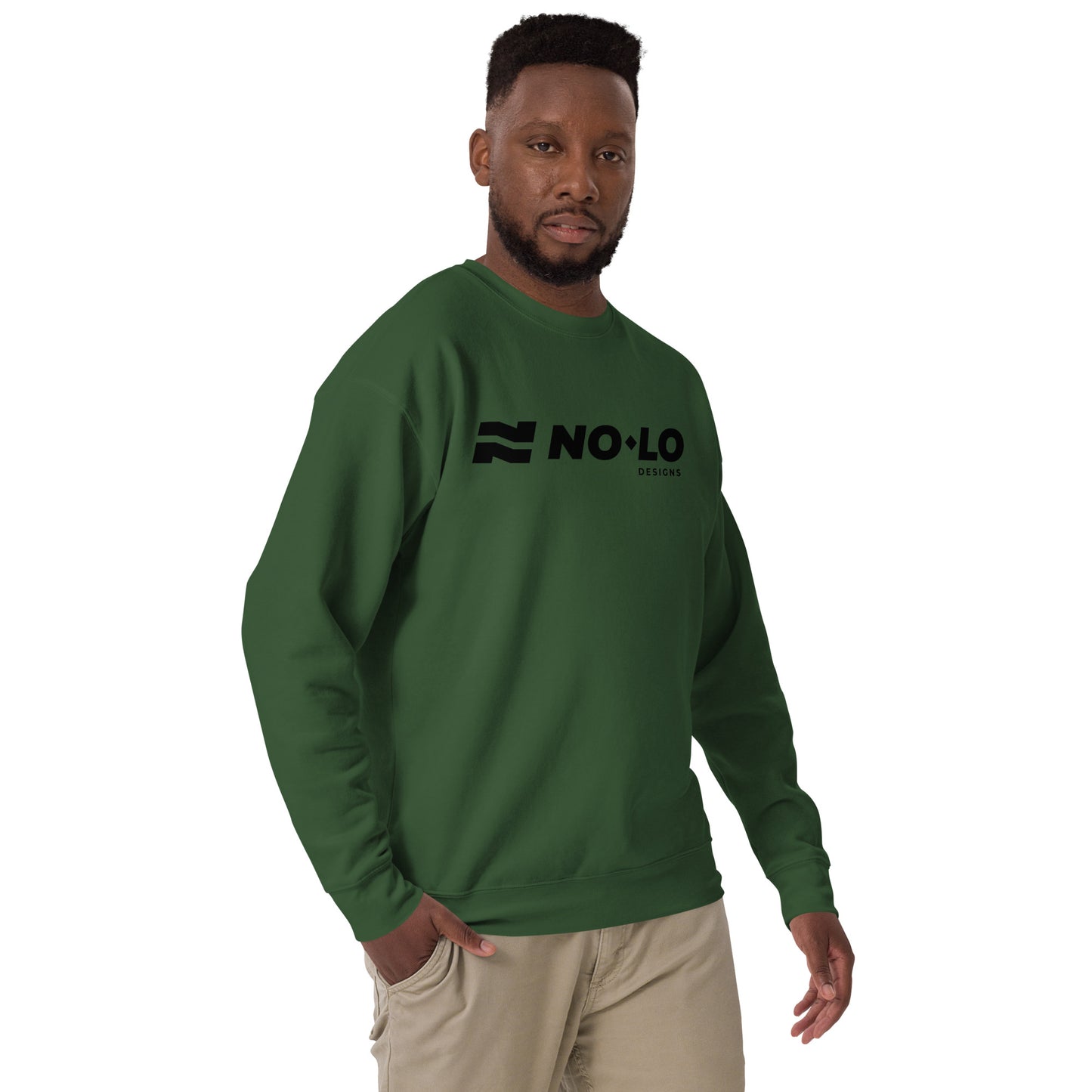 No-Lo Logo Unisex Premium Sweatshirt