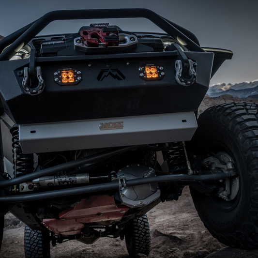 Quattro Flush Mount Amber LED Pod Light- Pair Pack